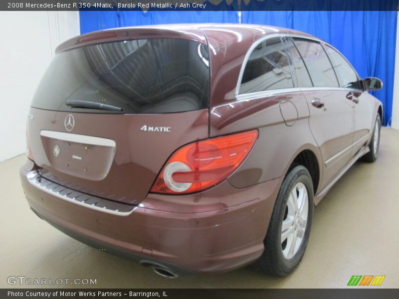 Barolo Red Metallic / Ash Grey 2008 Mercedes-Benz R 350 4Matic