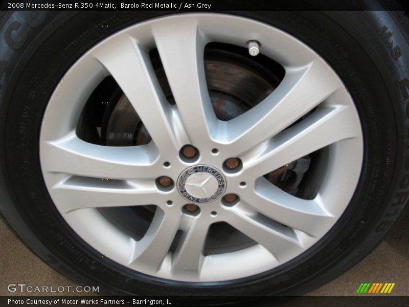 Barolo Red Metallic / Ash Grey 2008 Mercedes-Benz R 350 4Matic