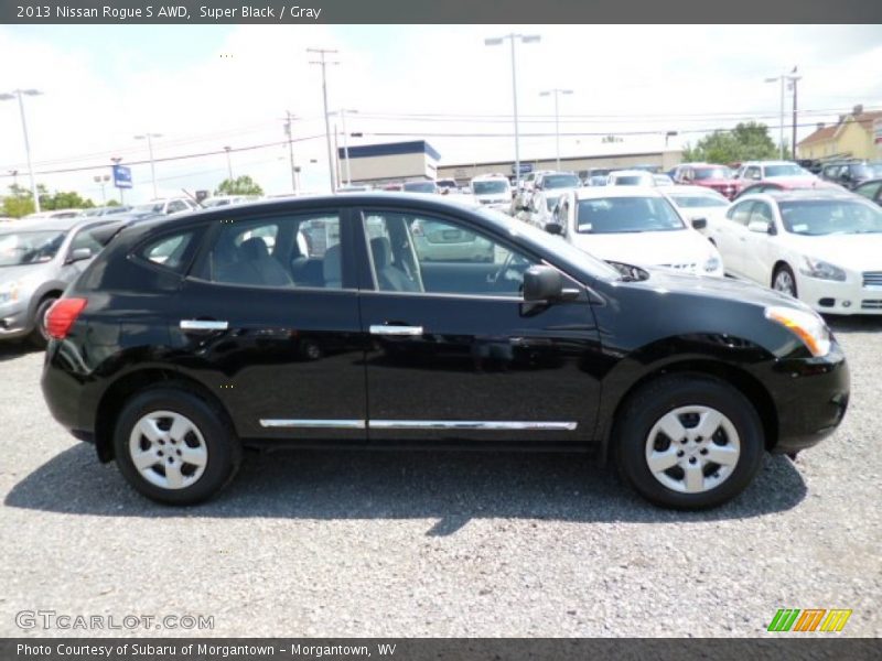 Super Black / Gray 2013 Nissan Rogue S AWD