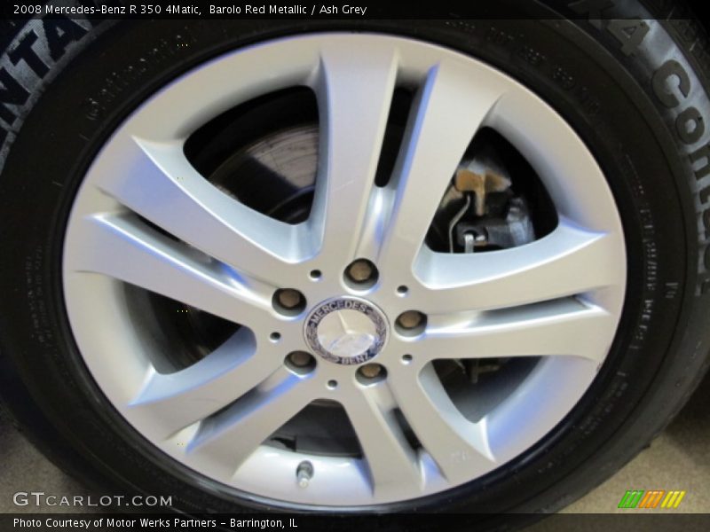 Barolo Red Metallic / Ash Grey 2008 Mercedes-Benz R 350 4Matic