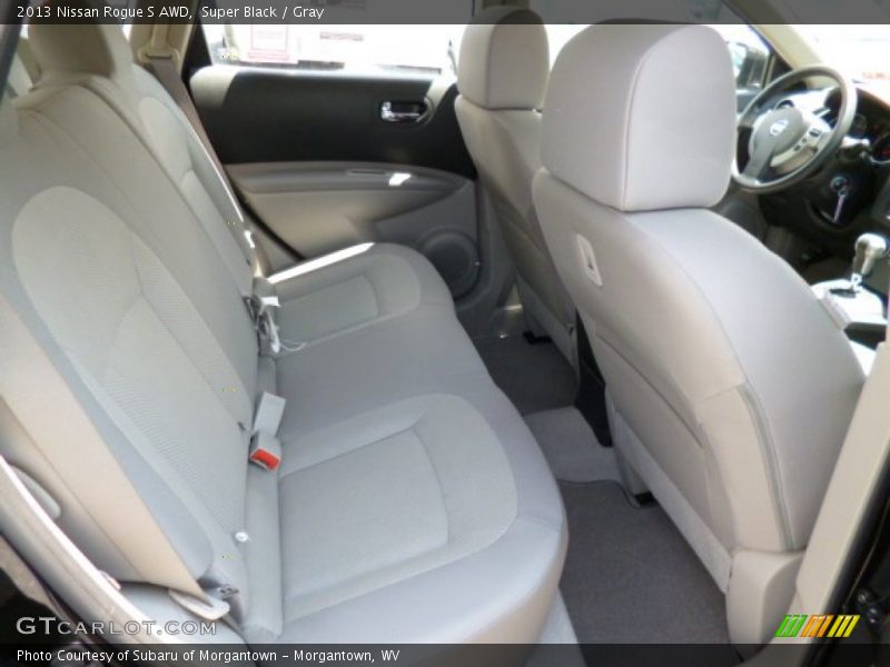Super Black / Gray 2013 Nissan Rogue S AWD