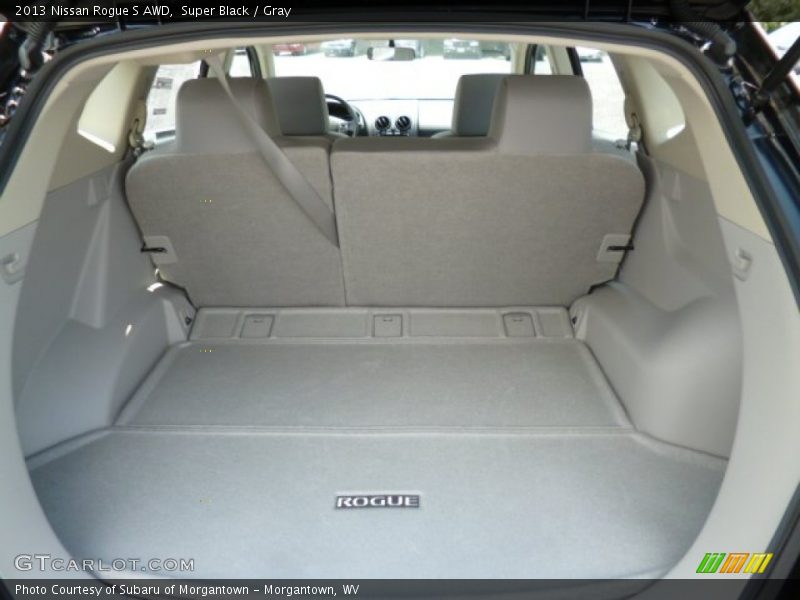 Super Black / Gray 2013 Nissan Rogue S AWD