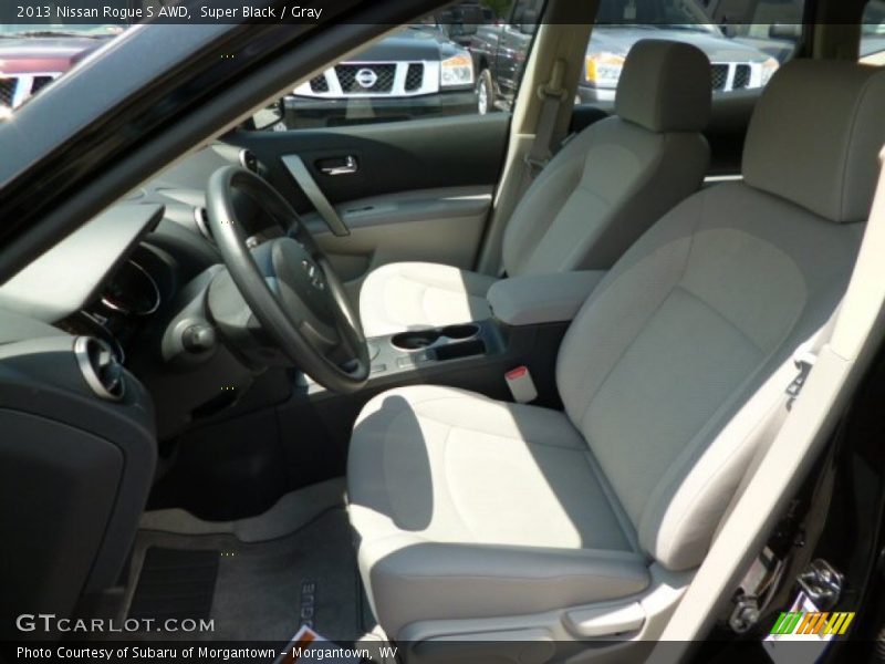 Super Black / Gray 2013 Nissan Rogue S AWD