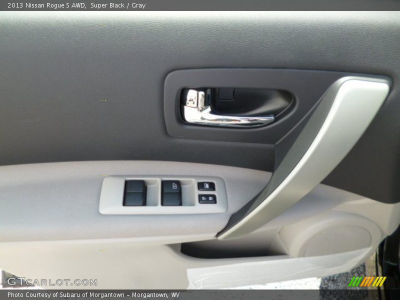 Super Black / Gray 2013 Nissan Rogue S AWD
