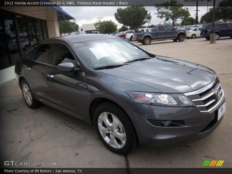 Polished Metal Metallic / Black 2012 Honda Accord Crosstour EX-L 4WD