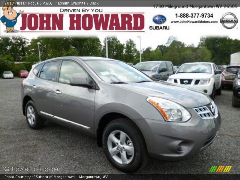 Platinum Graphite / Black 2013 Nissan Rogue S AWD