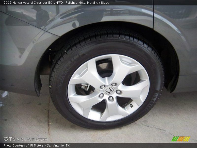 Polished Metal Metallic / Black 2012 Honda Accord Crosstour EX-L 4WD