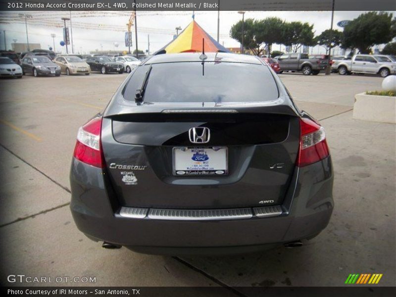 Polished Metal Metallic / Black 2012 Honda Accord Crosstour EX-L 4WD