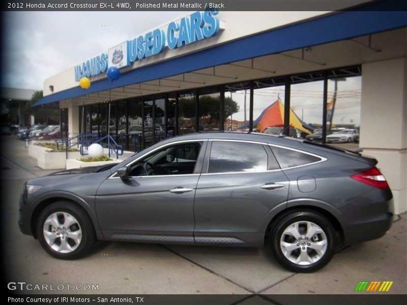 Polished Metal Metallic / Black 2012 Honda Accord Crosstour EX-L 4WD