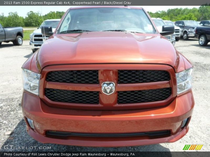 Copperhead Pearl / Black/Diesel Gray 2013 Ram 1500 Express Regular Cab 4x4
