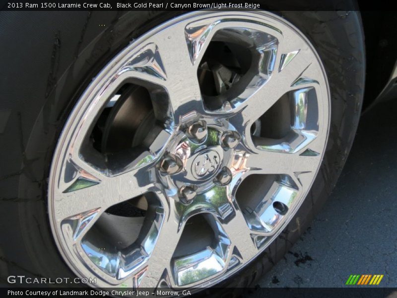 Black Gold Pearl / Canyon Brown/Light Frost Beige 2013 Ram 1500 Laramie Crew Cab