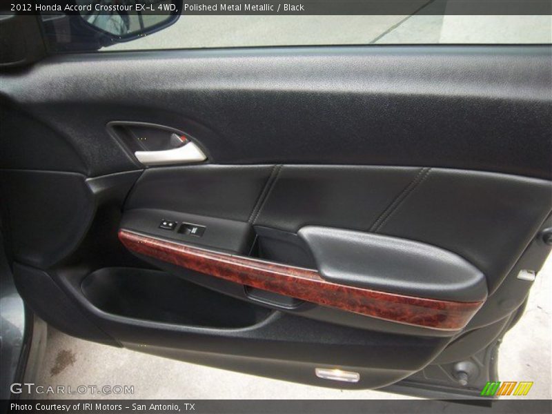 Polished Metal Metallic / Black 2012 Honda Accord Crosstour EX-L 4WD