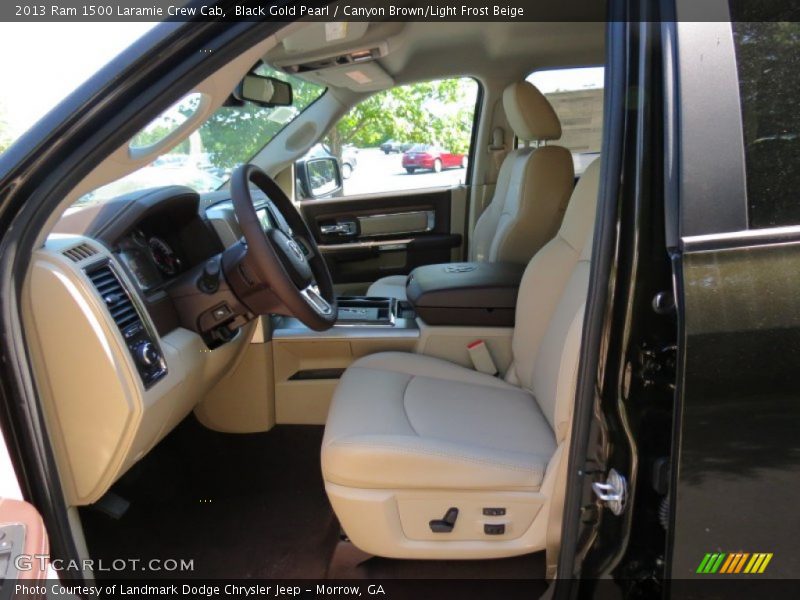  2013 1500 Laramie Crew Cab Canyon Brown/Light Frost Beige Interior