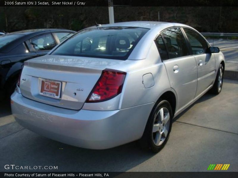 Silver Nickel / Gray 2006 Saturn ION 3 Sedan