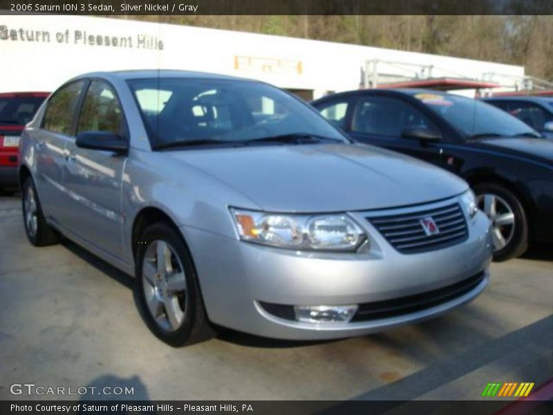 Silver Nickel / Gray 2006 Saturn ION 3 Sedan