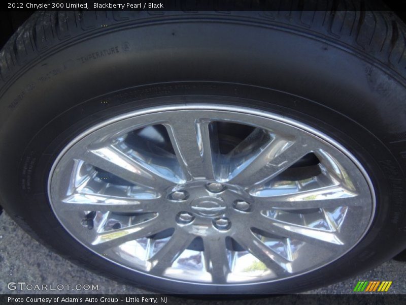 Blackberry Pearl / Black 2012 Chrysler 300 Limited