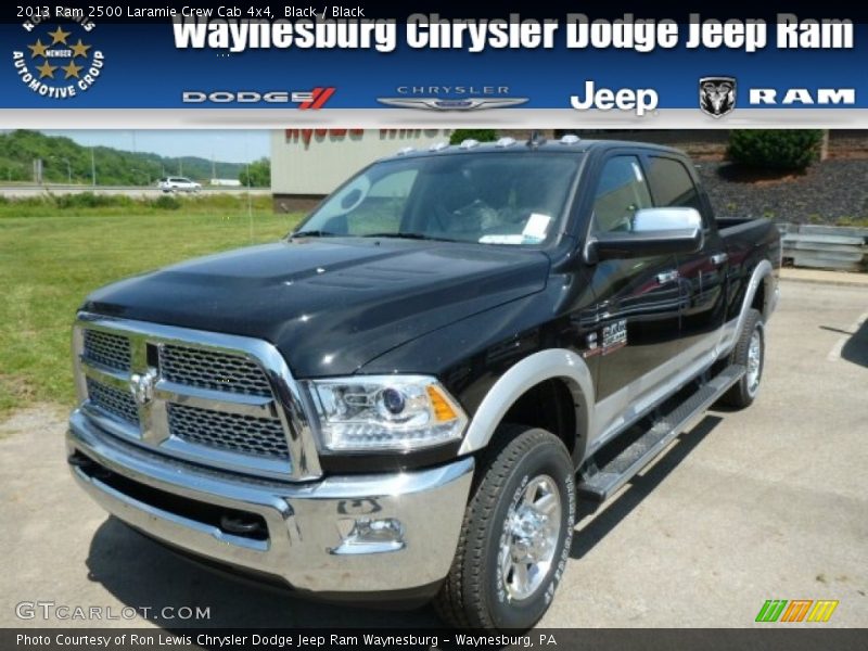 Black / Black 2013 Ram 2500 Laramie Crew Cab 4x4
