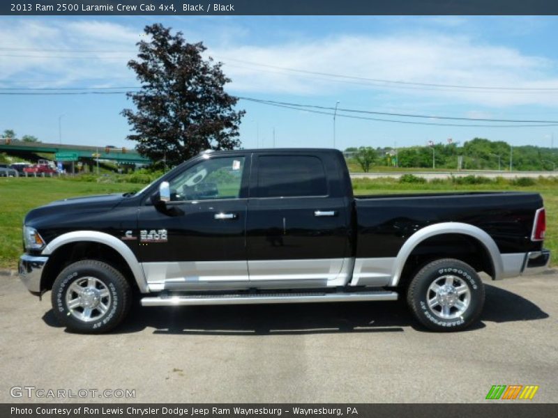 Black / Black 2013 Ram 2500 Laramie Crew Cab 4x4