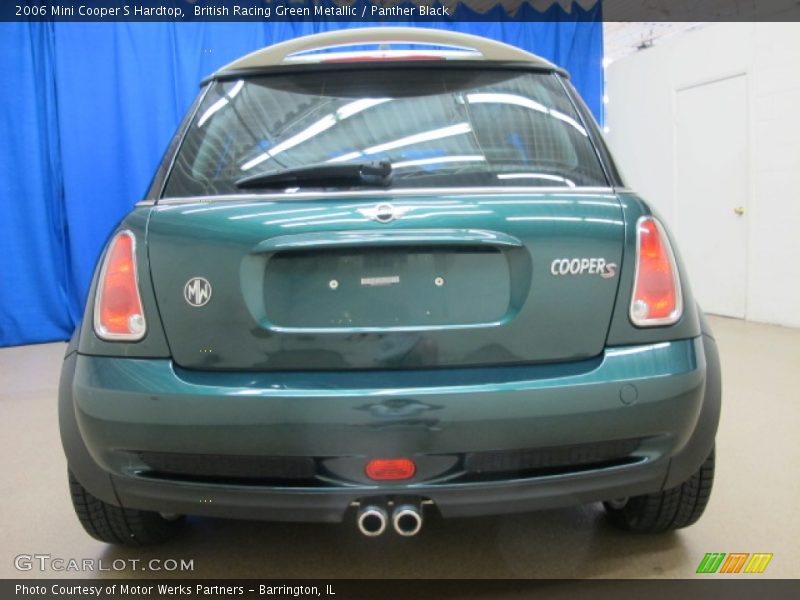 British Racing Green Metallic / Panther Black 2006 Mini Cooper S Hardtop