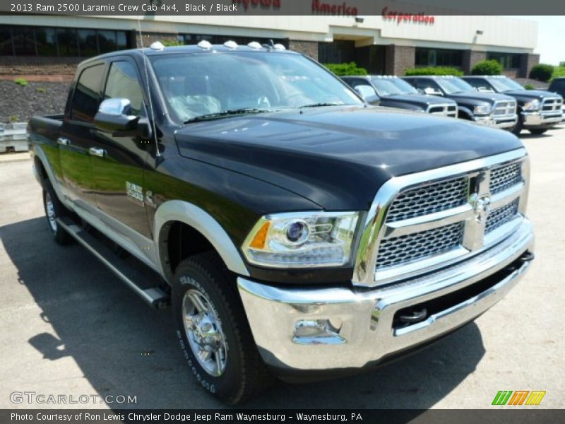 Black / Black 2013 Ram 2500 Laramie Crew Cab 4x4