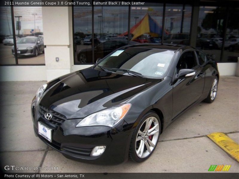 Bathurst Black / Black Leather 2011 Hyundai Genesis Coupe 3.8 Grand Touring