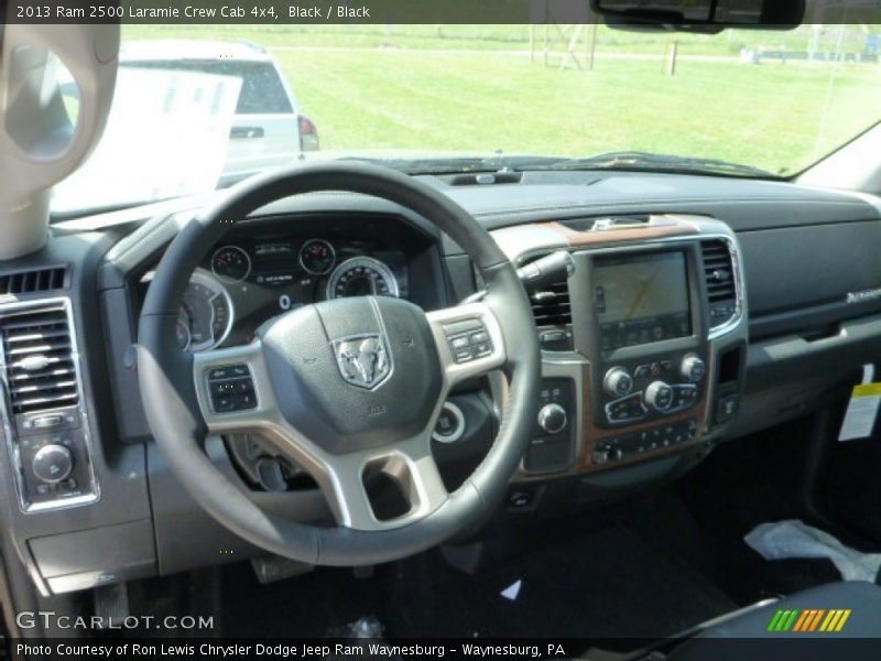 Black / Black 2013 Ram 2500 Laramie Crew Cab 4x4