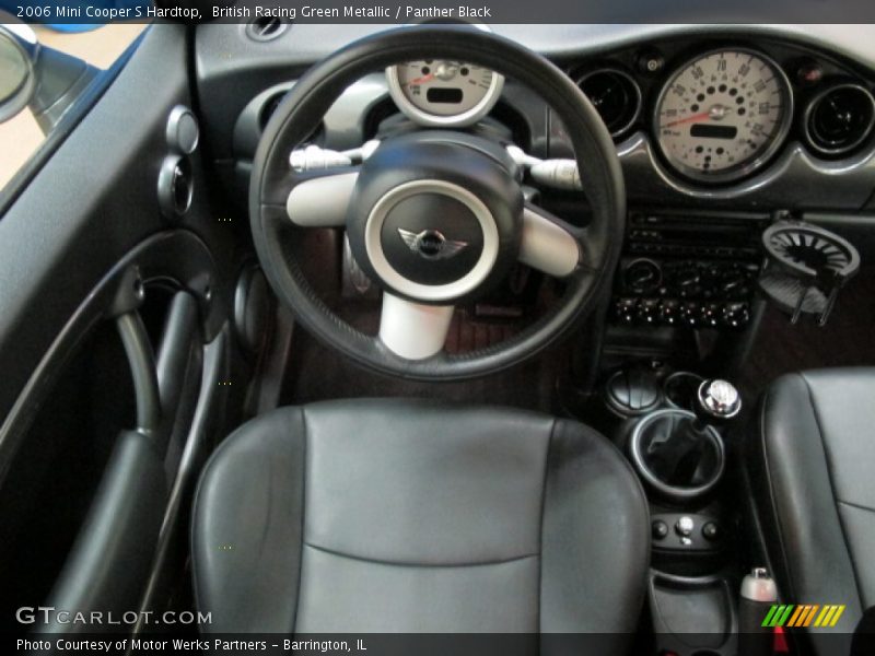 British Racing Green Metallic / Panther Black 2006 Mini Cooper S Hardtop