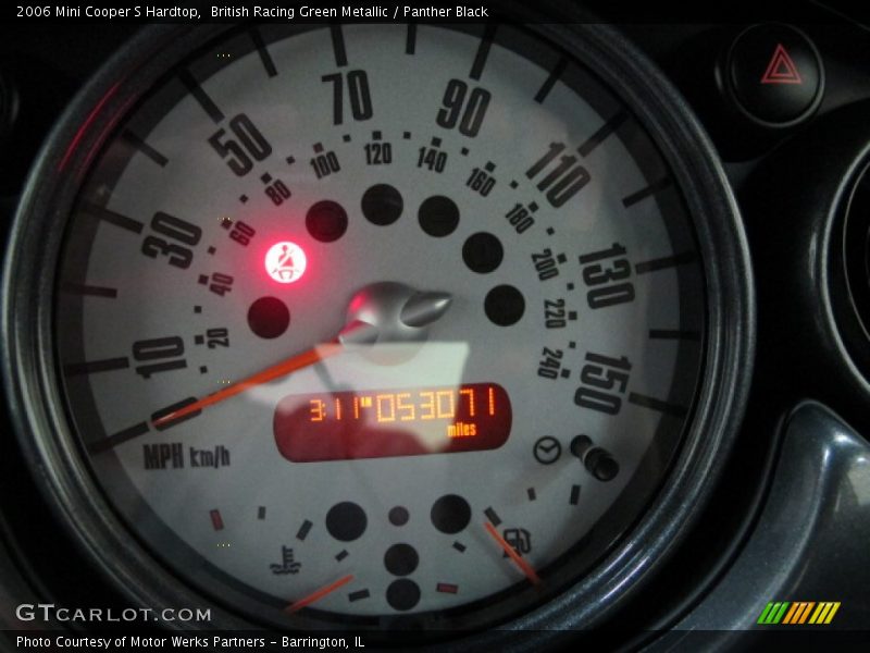 British Racing Green Metallic / Panther Black 2006 Mini Cooper S Hardtop
