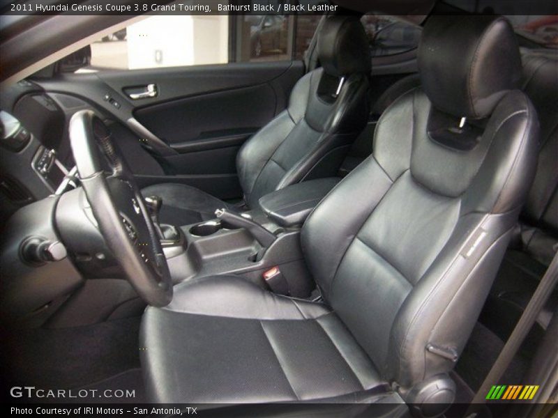 Bathurst Black / Black Leather 2011 Hyundai Genesis Coupe 3.8 Grand Touring