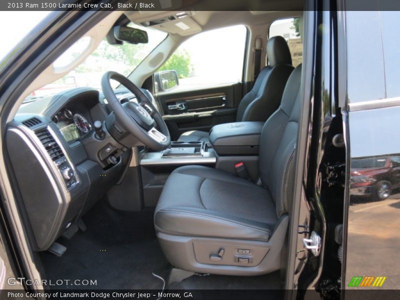  2013 1500 Laramie Crew Cab Black Interior