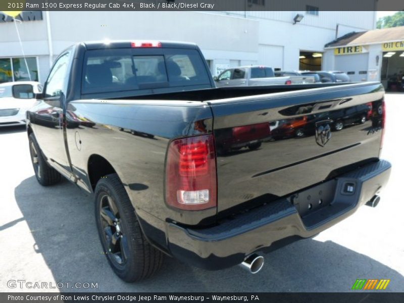 Black / Black/Diesel Gray 2013 Ram 1500 Express Regular Cab 4x4