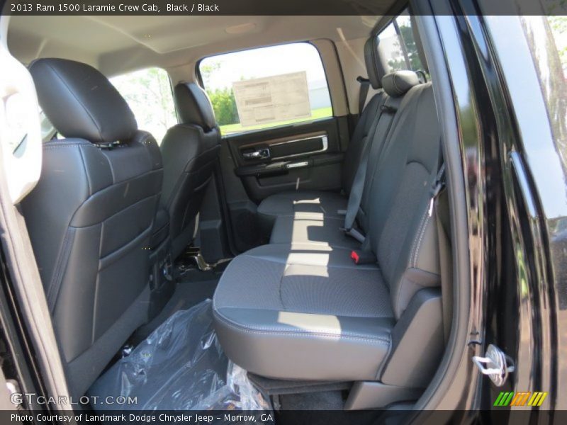 Rear Seat of 2013 1500 Laramie Crew Cab