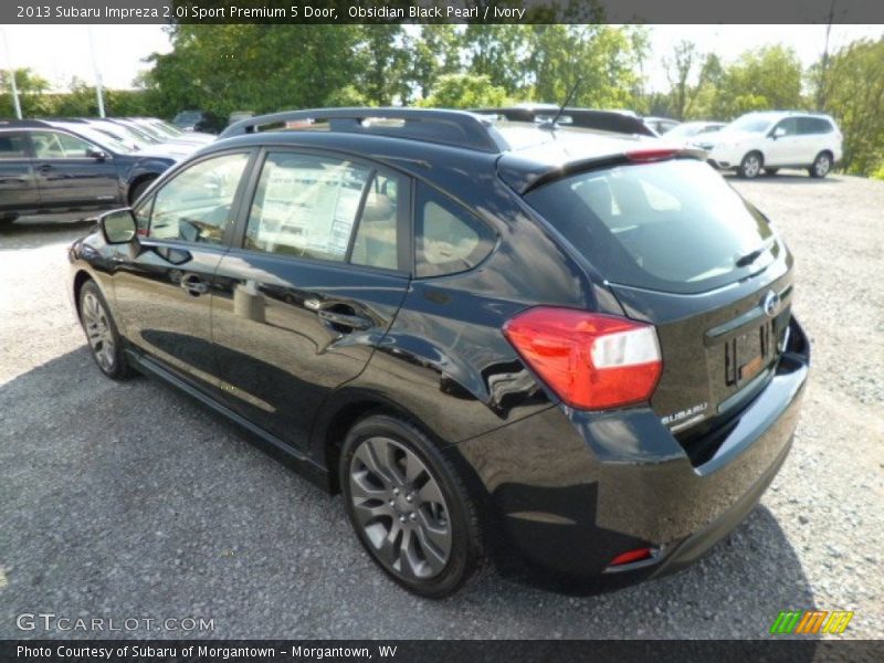 Obsidian Black Pearl / Ivory 2013 Subaru Impreza 2.0i Sport Premium 5 Door