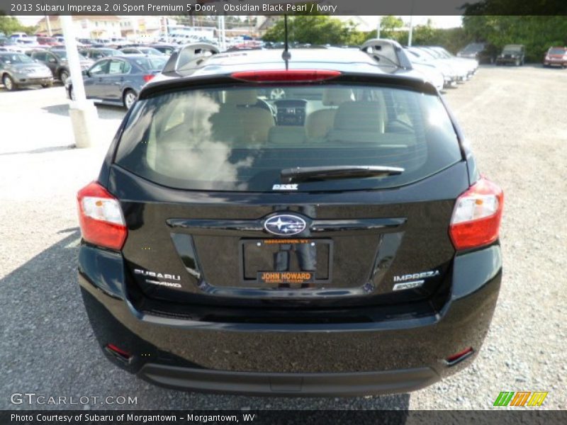 Obsidian Black Pearl / Ivory 2013 Subaru Impreza 2.0i Sport Premium 5 Door