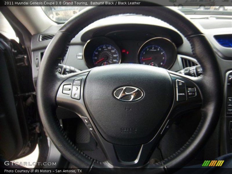 Bathurst Black / Black Leather 2011 Hyundai Genesis Coupe 3.8 Grand Touring