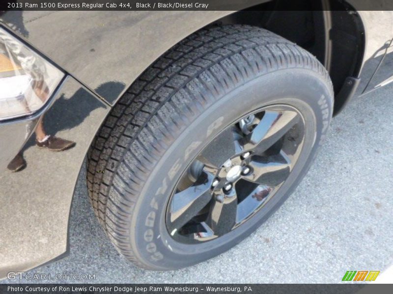Black / Black/Diesel Gray 2013 Ram 1500 Express Regular Cab 4x4