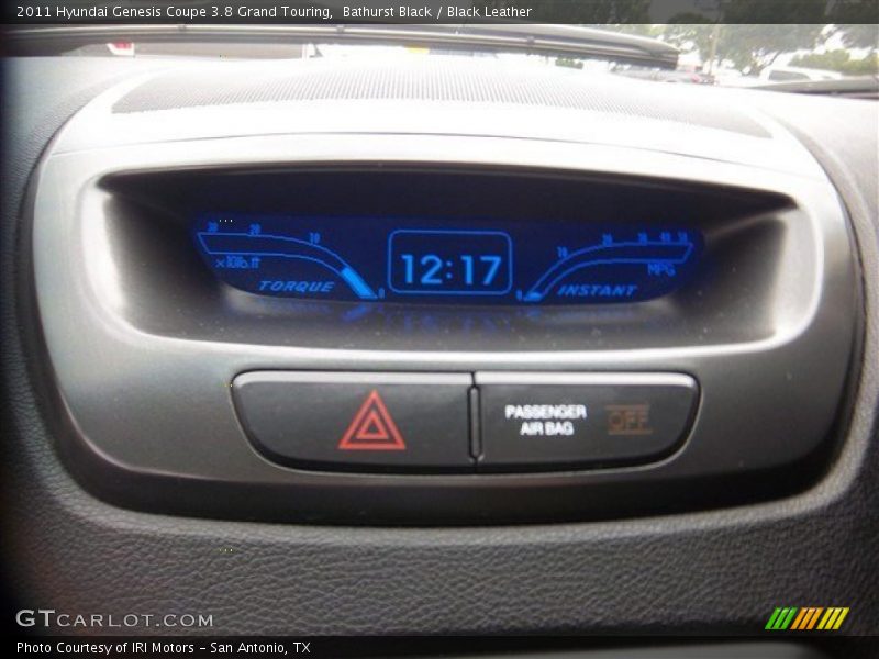 Bathurst Black / Black Leather 2011 Hyundai Genesis Coupe 3.8 Grand Touring