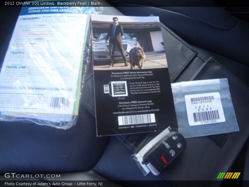 Blackberry Pearl / Black 2012 Chrysler 300 Limited