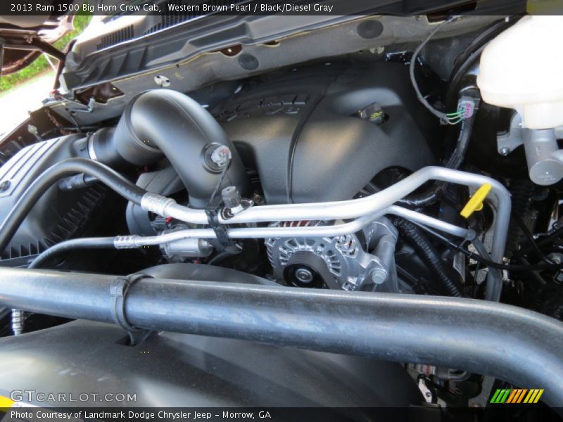 Western Brown Pearl / Black/Diesel Gray 2013 Ram 1500 Big Horn Crew Cab