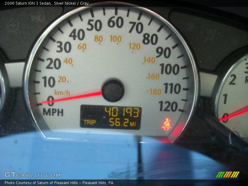 Silver Nickel / Gray 2006 Saturn ION 3 Sedan