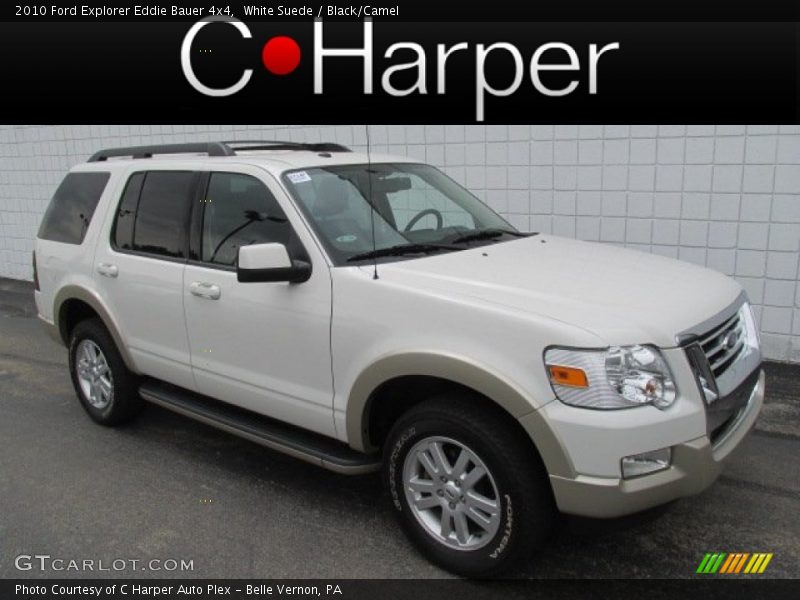 White Suede / Black/Camel 2010 Ford Explorer Eddie Bauer 4x4