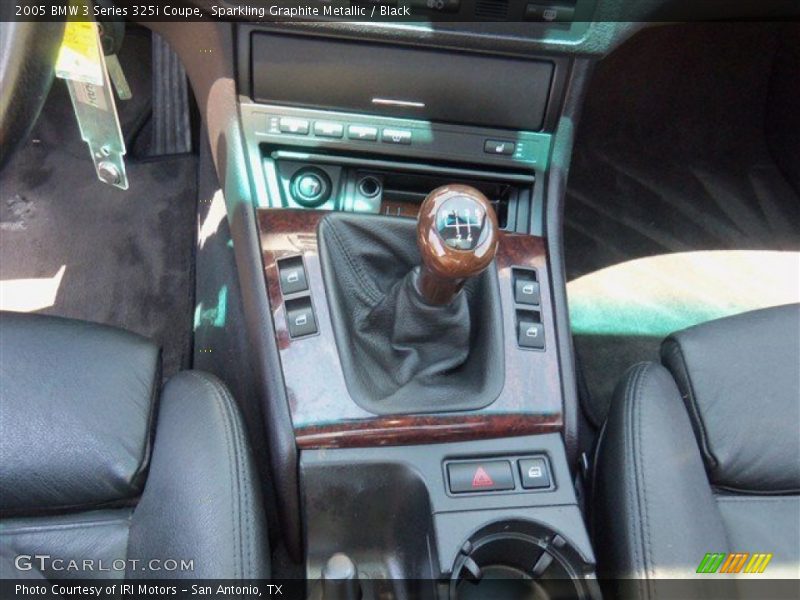 Sparkling Graphite Metallic / Black 2005 BMW 3 Series 325i Coupe