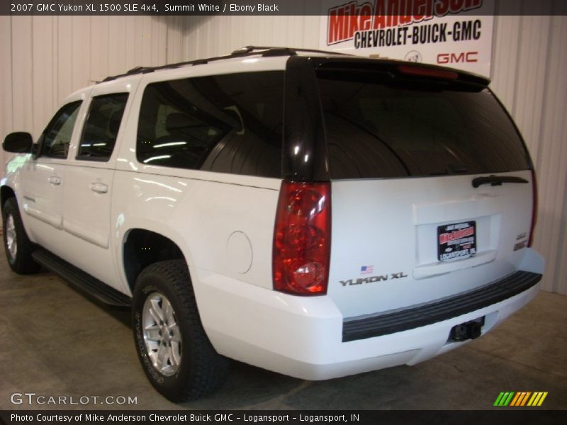 Summit White / Ebony Black 2007 GMC Yukon XL 1500 SLE 4x4