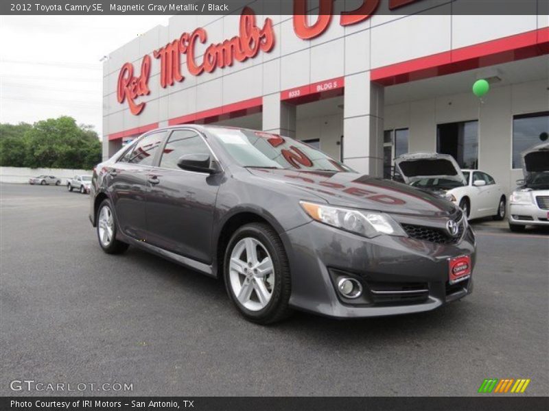 Magnetic Gray Metallic / Black 2012 Toyota Camry SE
