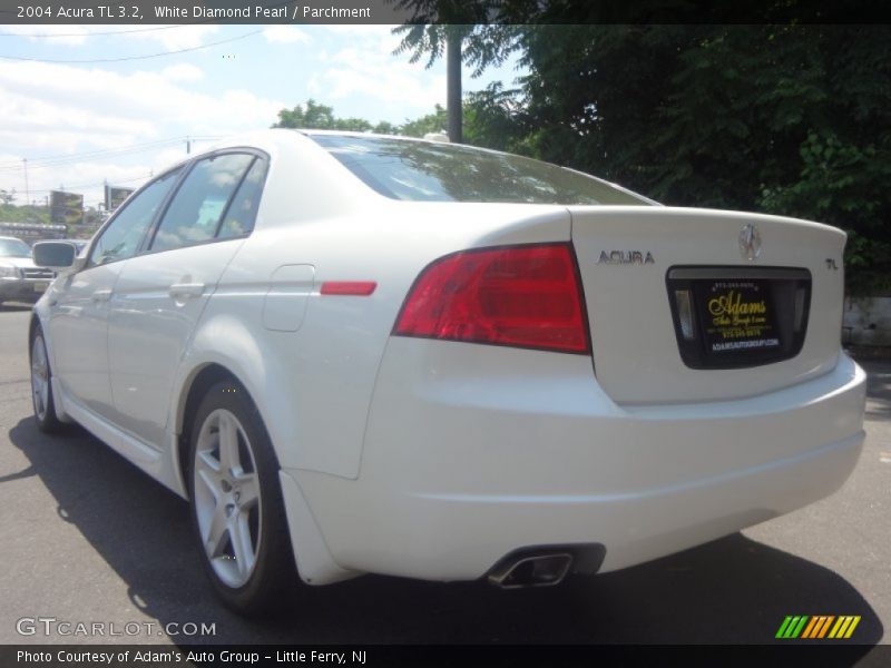 White Diamond Pearl / Parchment 2004 Acura TL 3.2