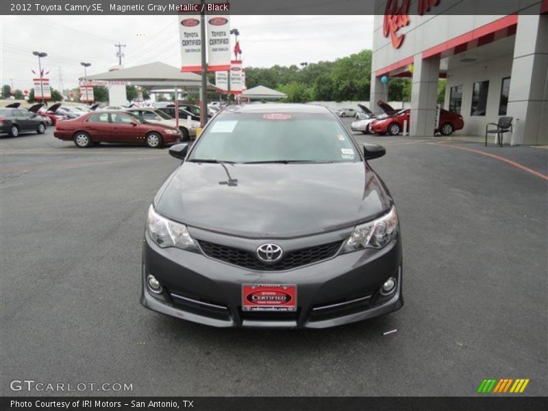 Magnetic Gray Metallic / Black 2012 Toyota Camry SE