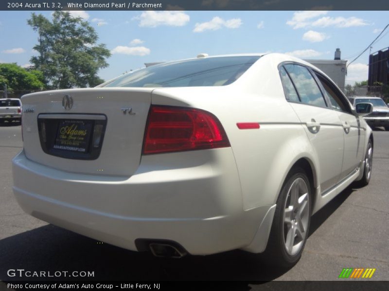 White Diamond Pearl / Parchment 2004 Acura TL 3.2