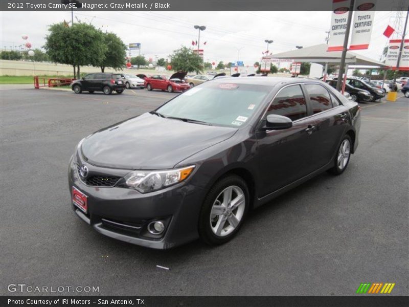 Magnetic Gray Metallic / Black 2012 Toyota Camry SE