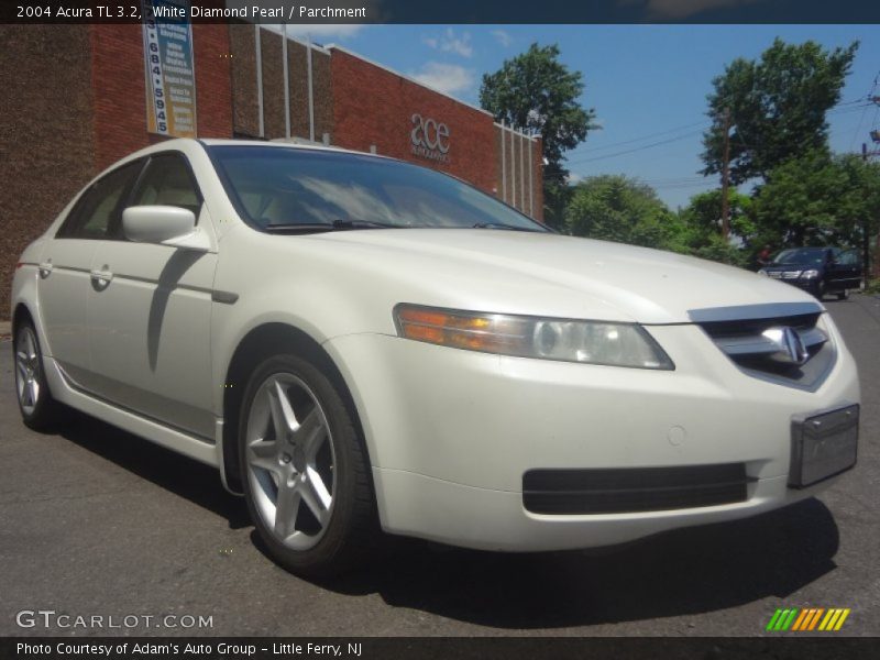 White Diamond Pearl / Parchment 2004 Acura TL 3.2