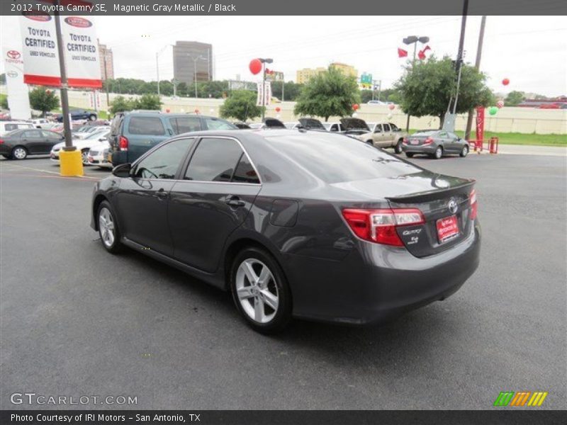 Magnetic Gray Metallic / Black 2012 Toyota Camry SE